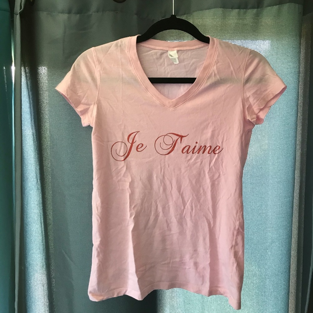 Sot Pink Je T'aime Tee (S)